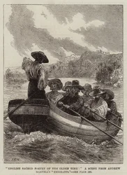 Poésie sacrée anglaise du temps ancien, une scène des émigrants d